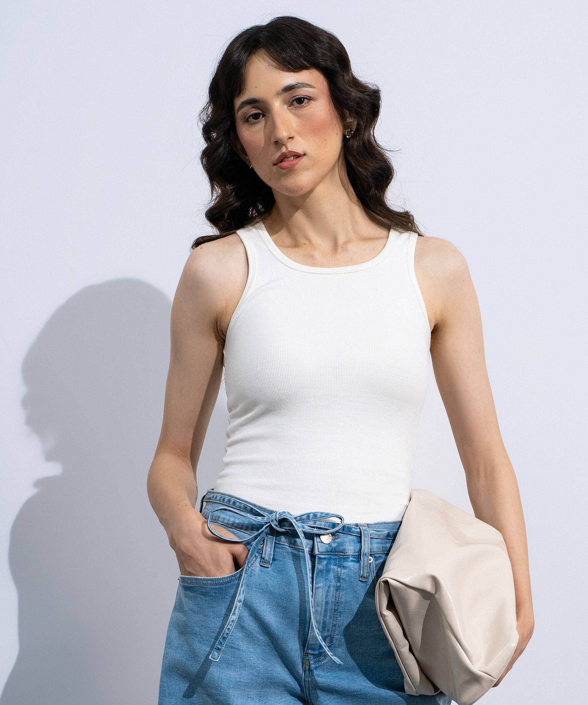 White Vest Top WTOPV0726001