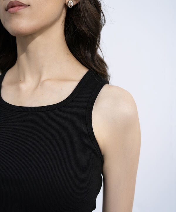 Ribbed Vest Top
