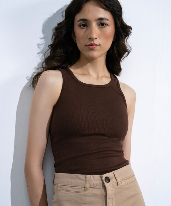 Ribbed Vest Top