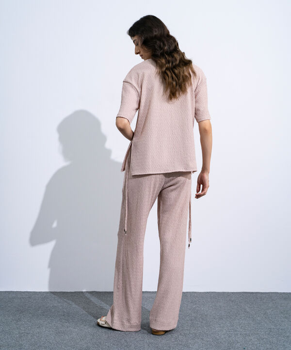 Loose-Fit Textured T-Shirt