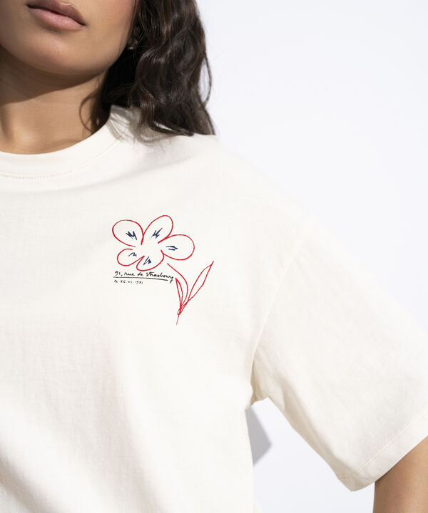 Cropped Graphic T-Shirt