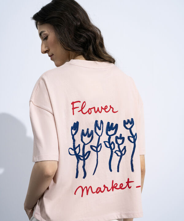Loose-Fit Graphic T-Shirt With Pocket
