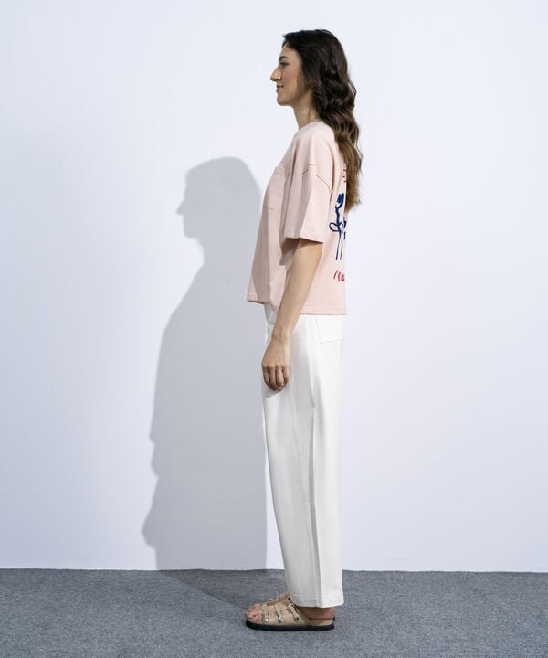 Loose-Fit Graphic T-Shirt With Pocket