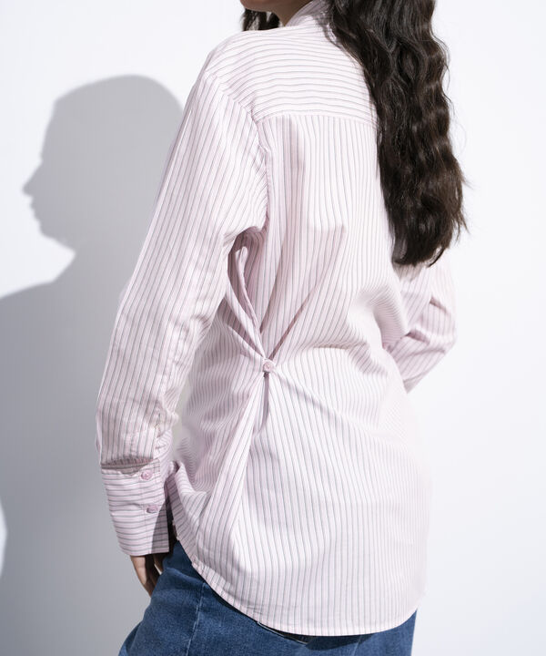 Striped Poplin Shirt