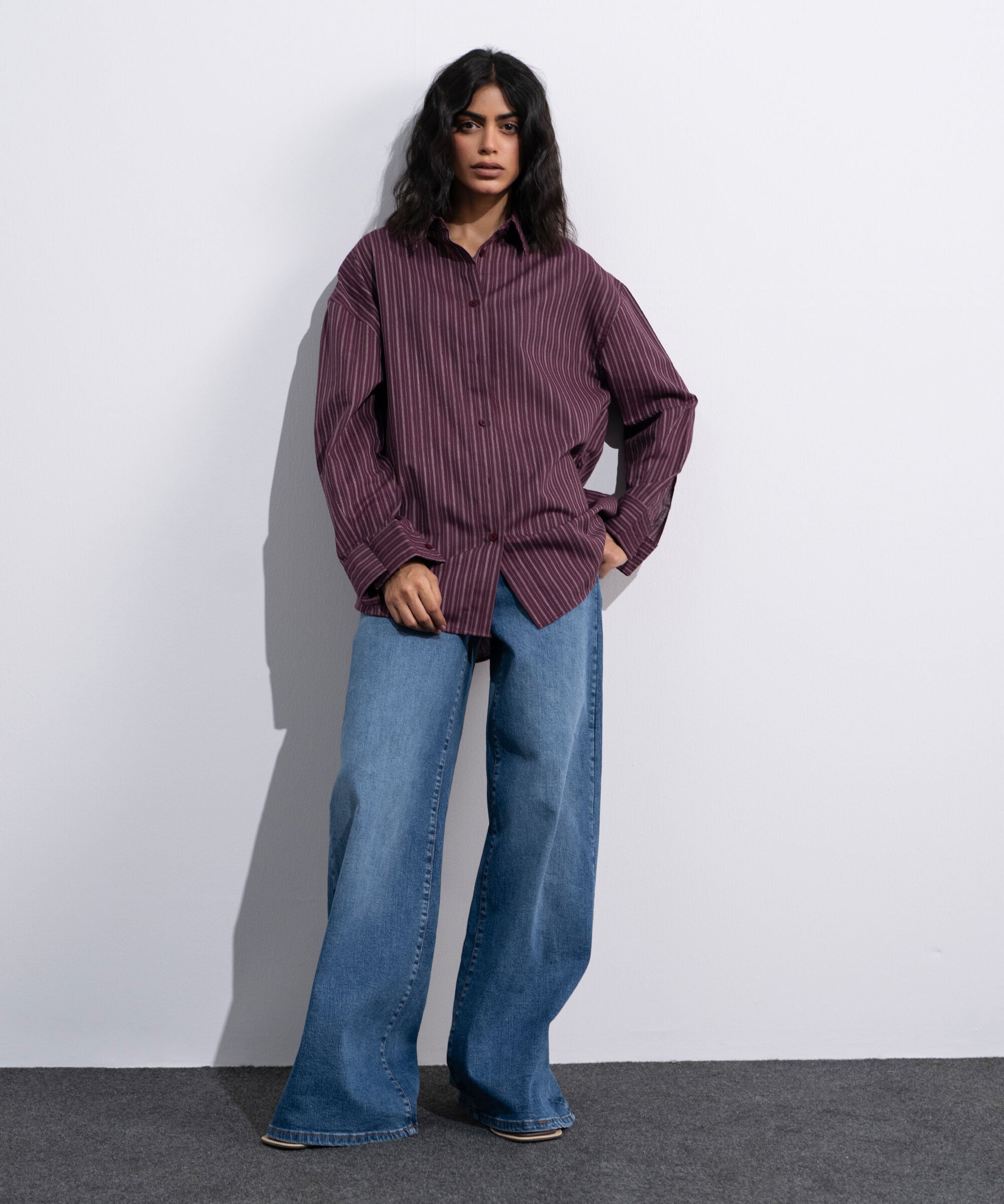 Cinched Waist Shirt WTOPV0726056