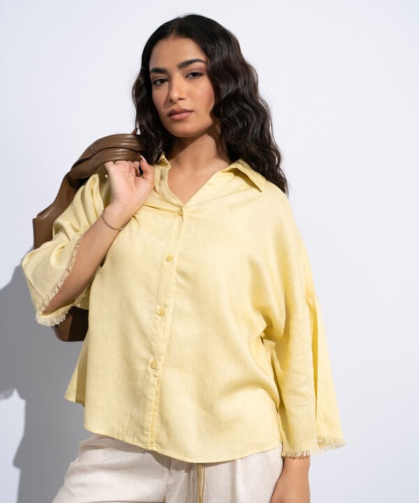 Linen Blend Top