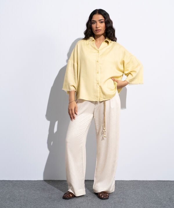 Linen Blend Top