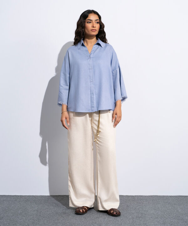 Linen Blend Top