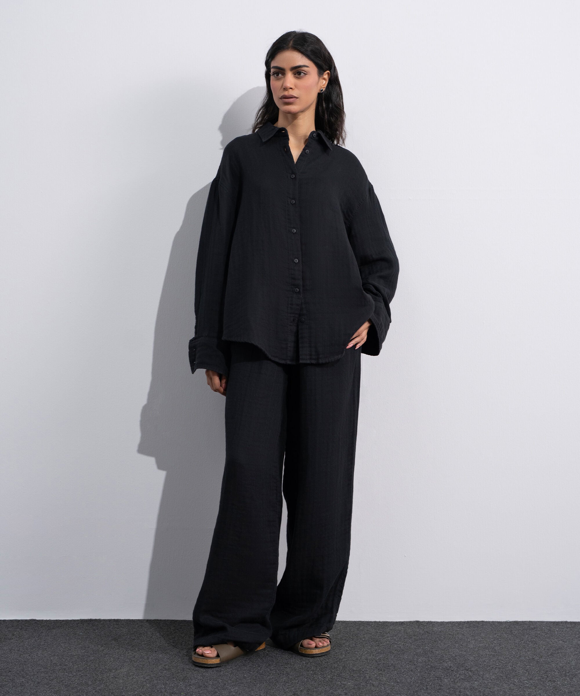 Loose-Fit Muslin Shirt WTOPV0826005