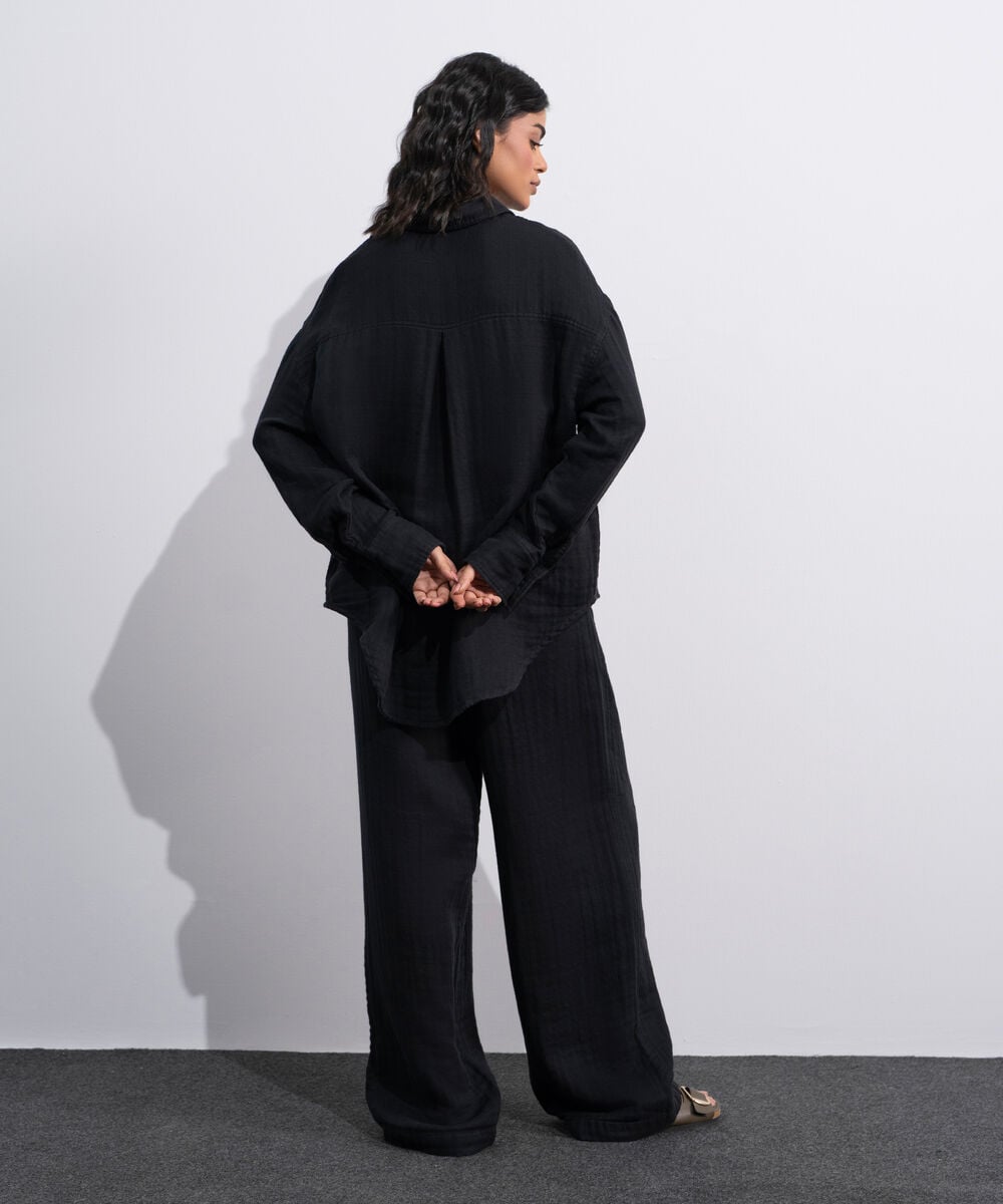 Loose-Fit Muslin Shirt WTOPV0826005