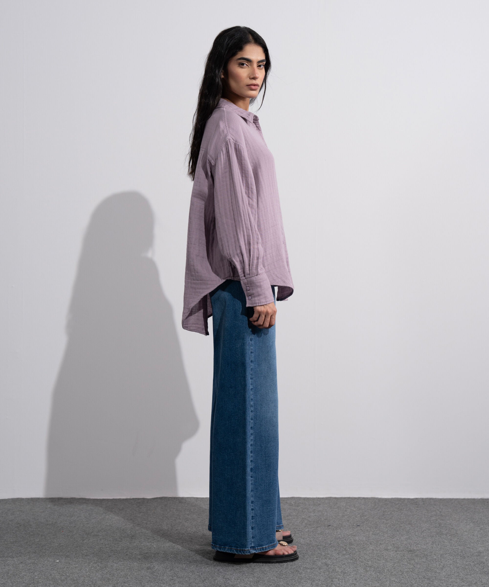 Loose-Fit Muslin Shirt WTOPV0826013