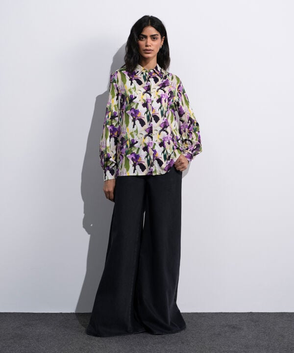 Printed Button-Through Shirt