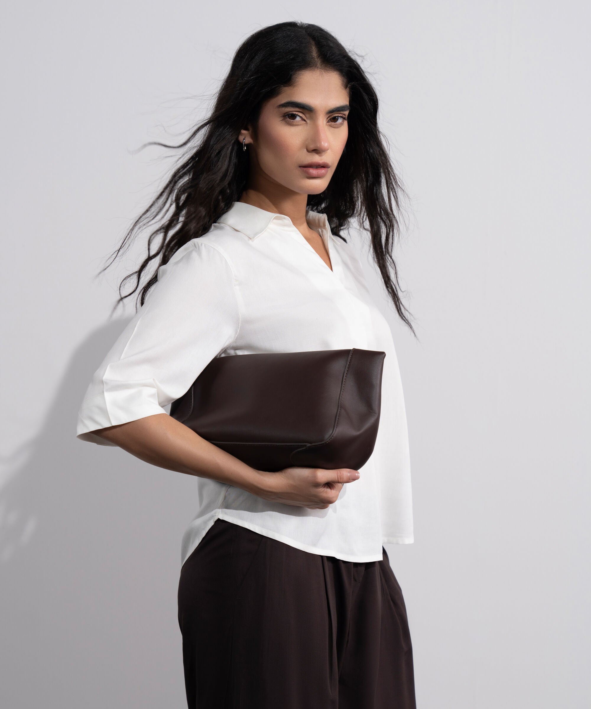 V-Neck Flowy Top WTOPV0826017