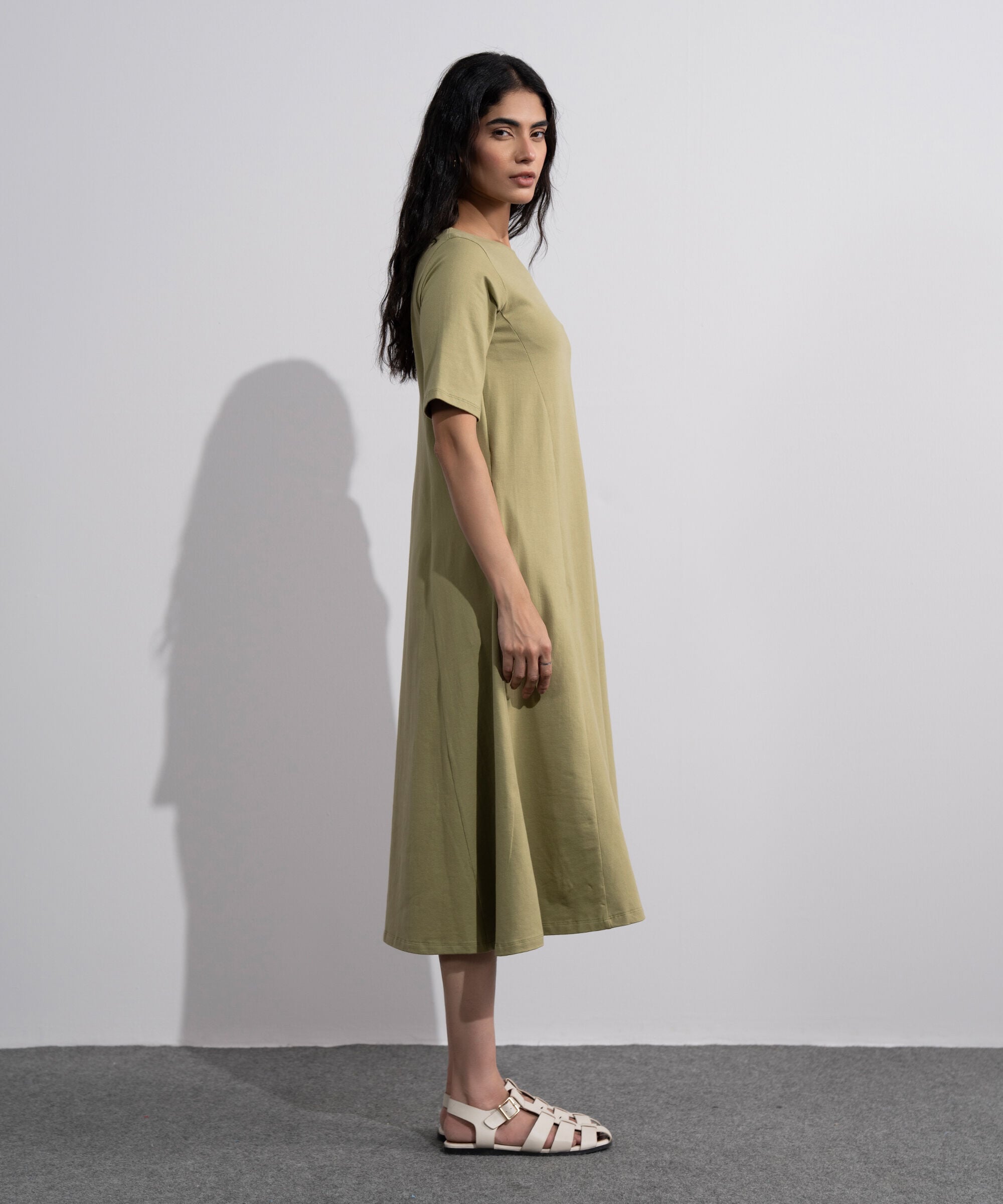 Panelled Midi Dress WTOPV0826042