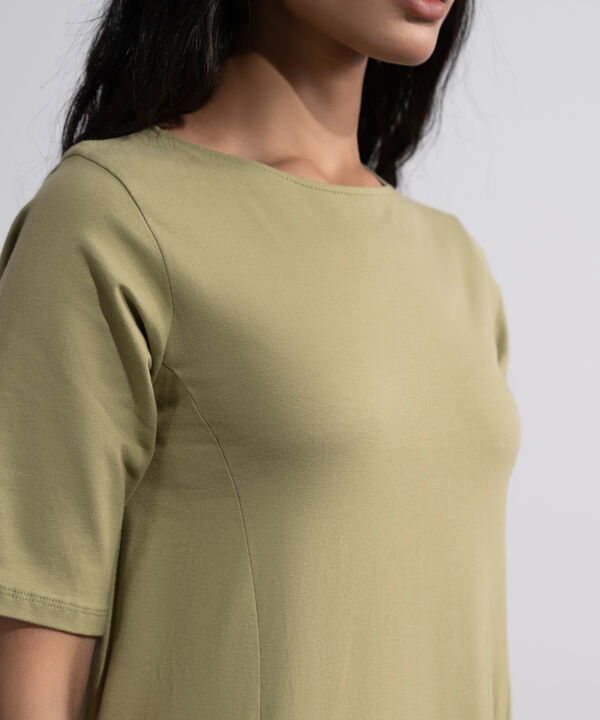 Panelled Midi Dress