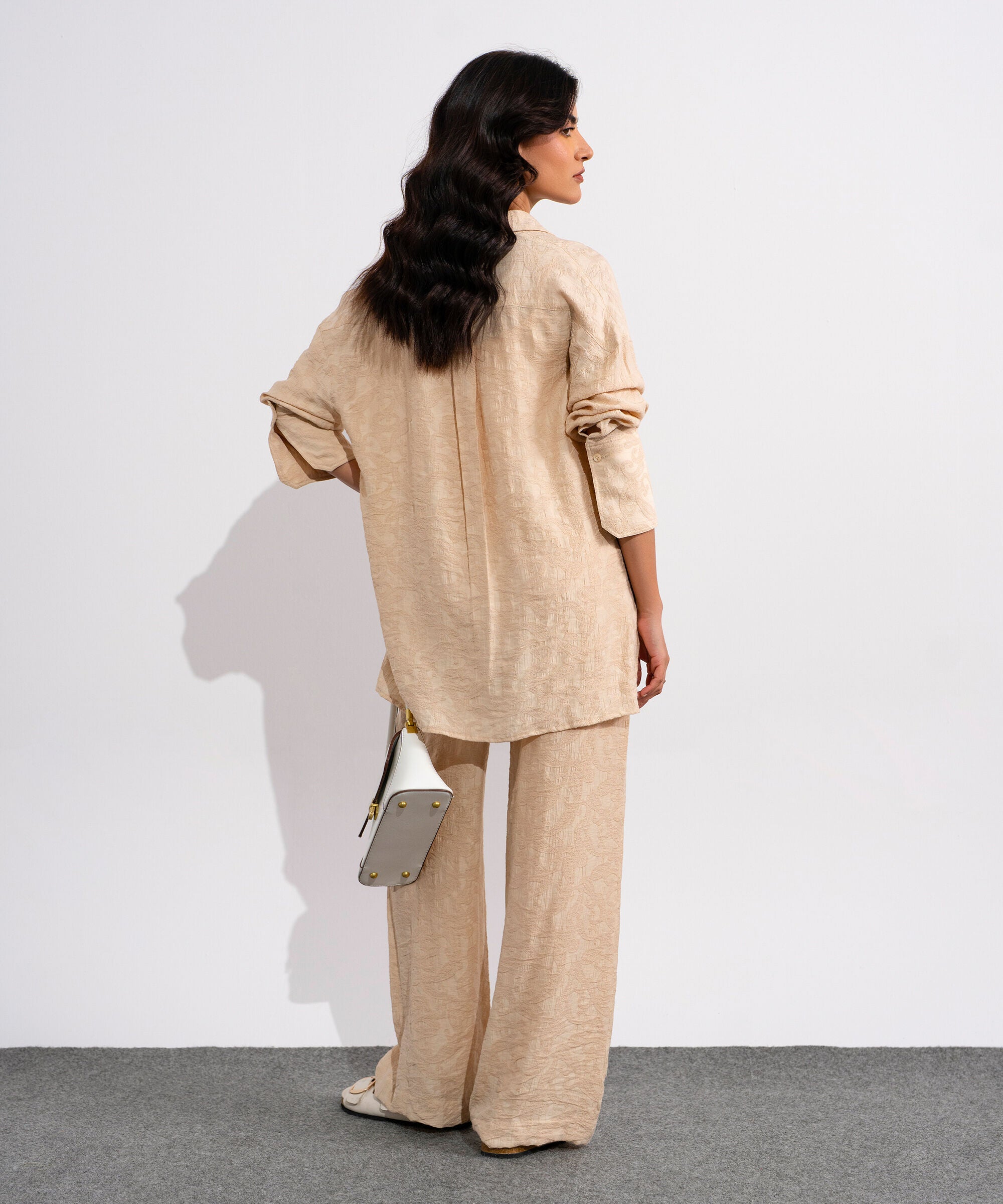 Textured V- Neck Top WTOPV0826045