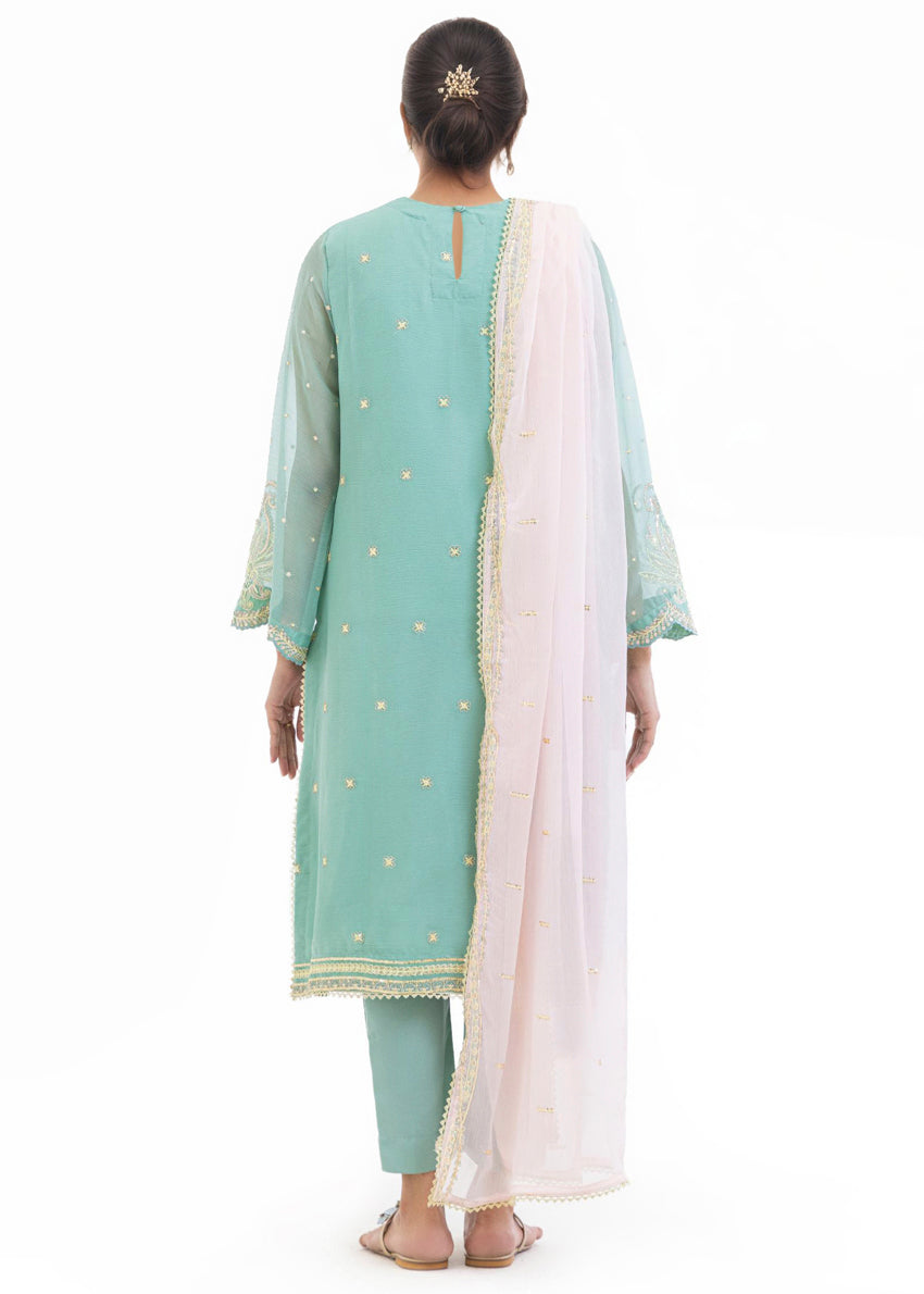 Sage-Chiffon-3 Piece (WU25FE3017P)