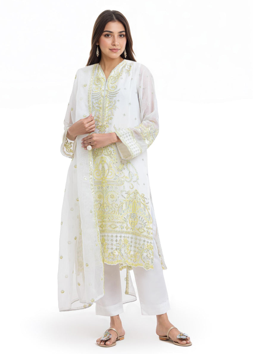 White-Chiffon-3 Piece (WU25FE3039P)