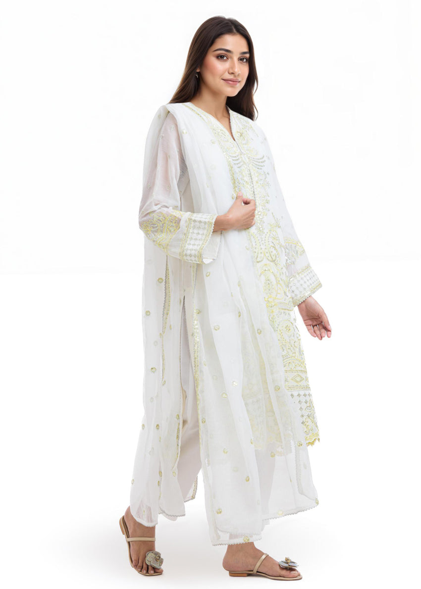 White-Chiffon-3 Piece (WU25FE3039P)