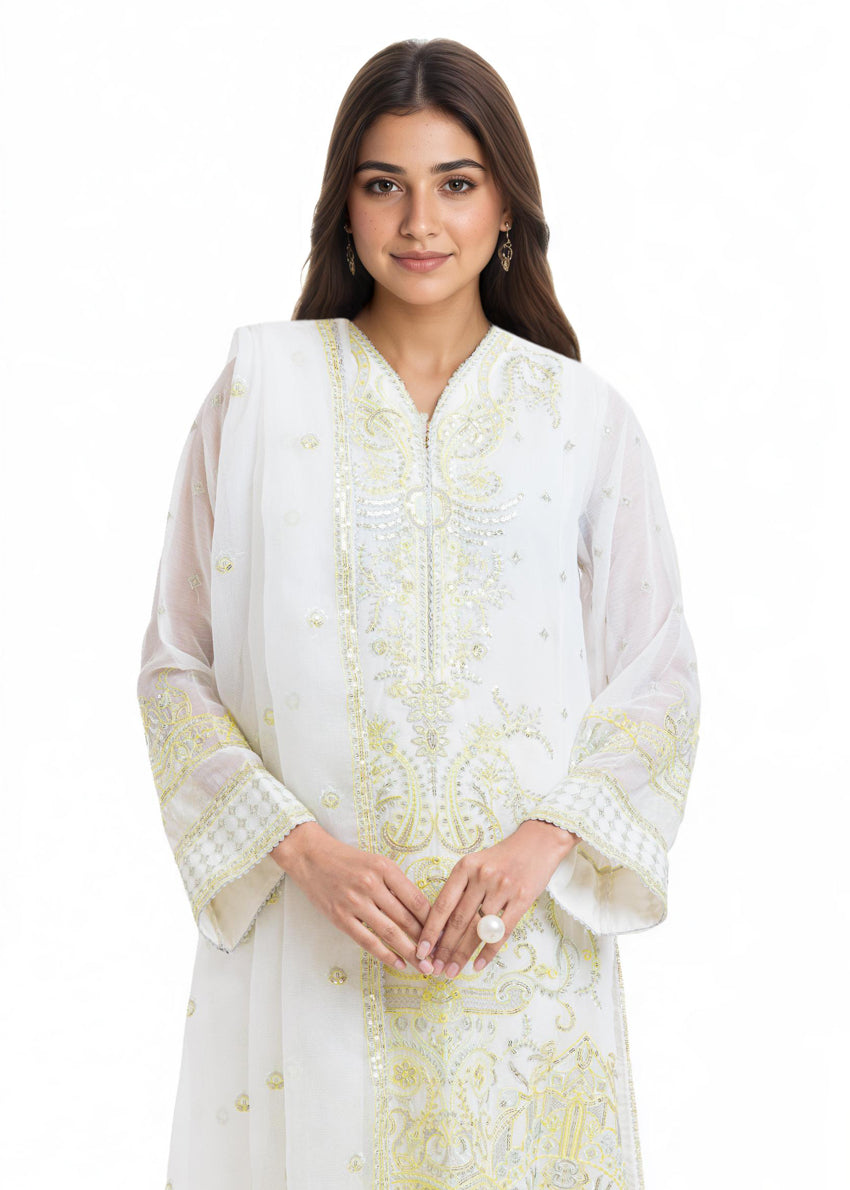 White-Chiffon-3 Piece (WU25FE3039P)