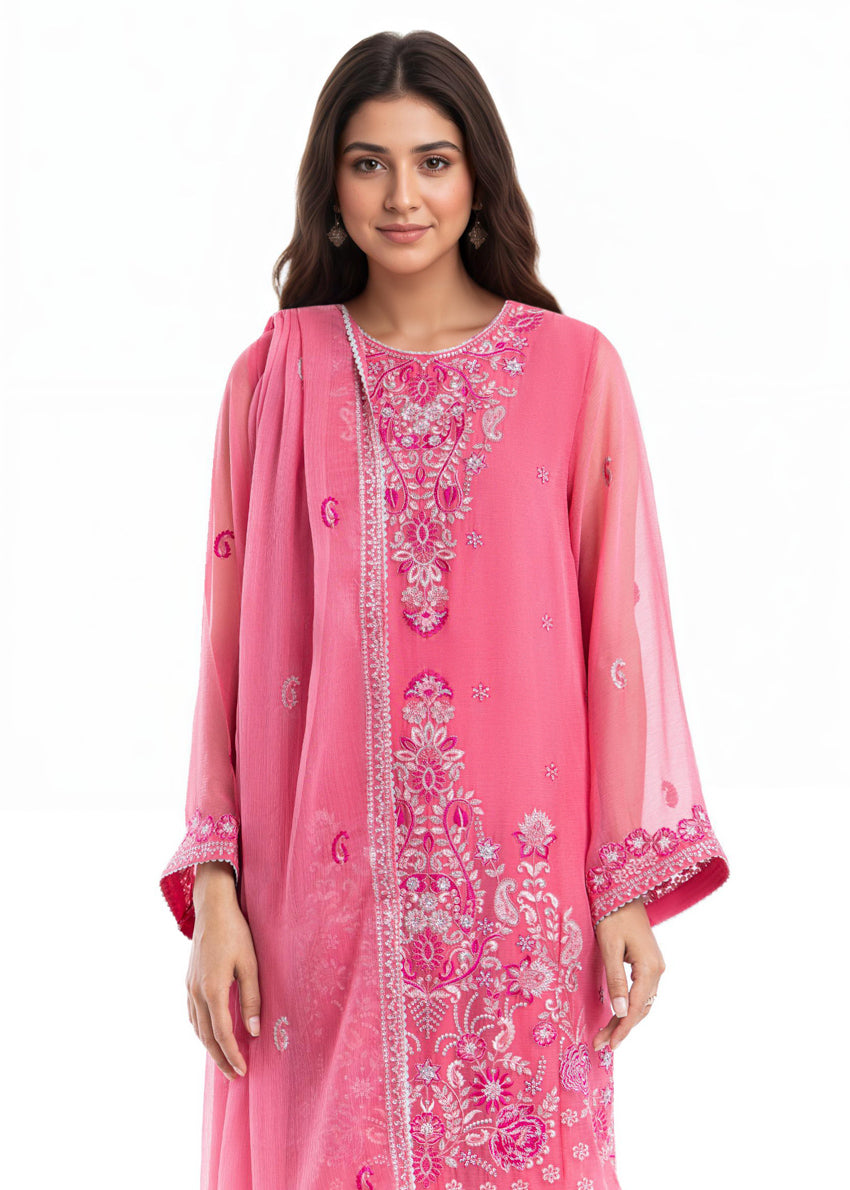 Pink-Chiffon-3 Piece (WU3PSLS25AF14P)