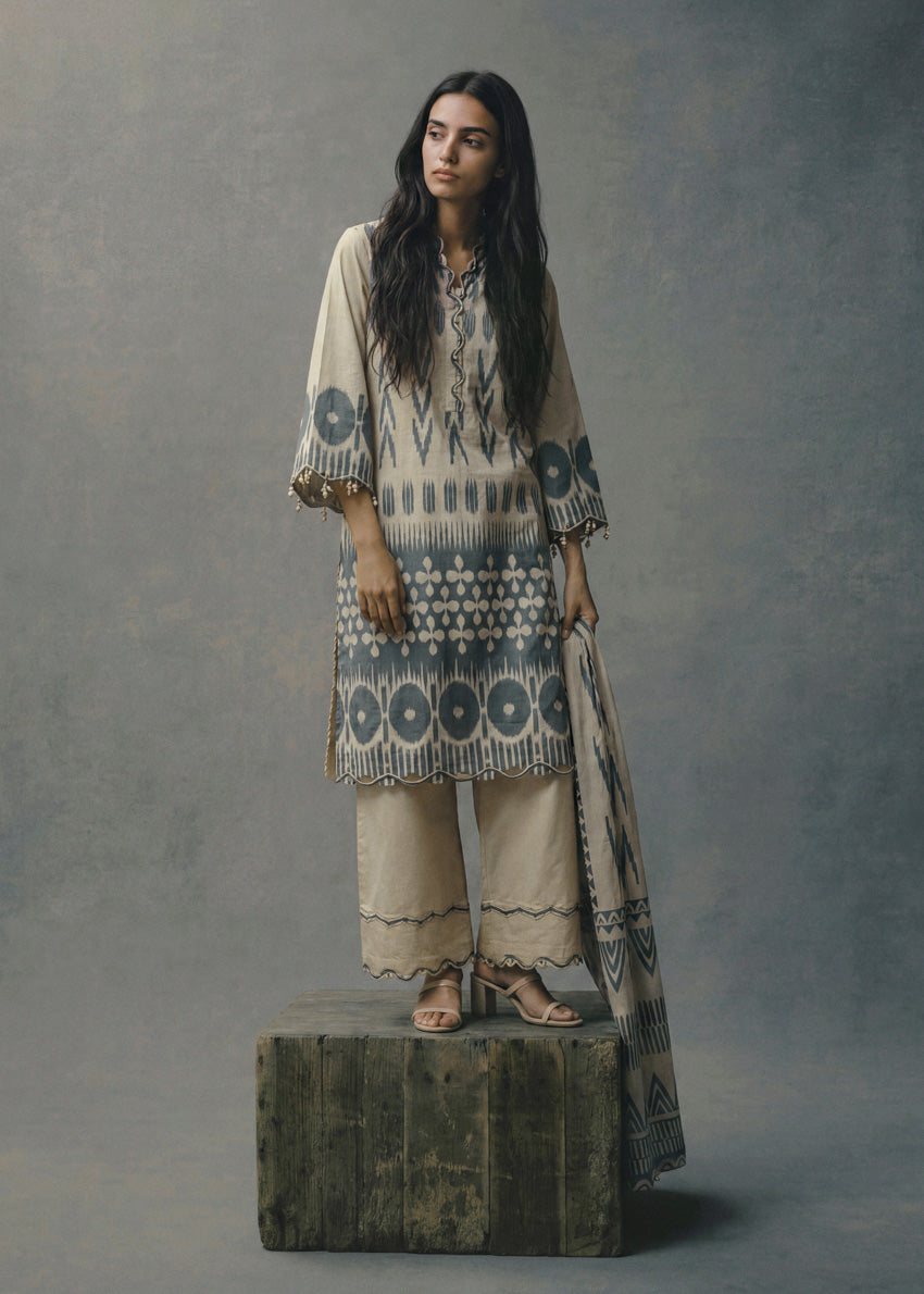Beige-Digital Printed Lawn-2 Piece (WUSDPBS26LI5J3)