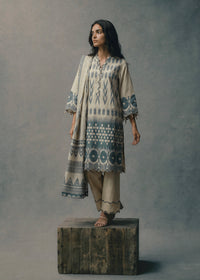 Beige-Digital Printed Lawn-2 Piece (WUSDPBS26LI5J3)