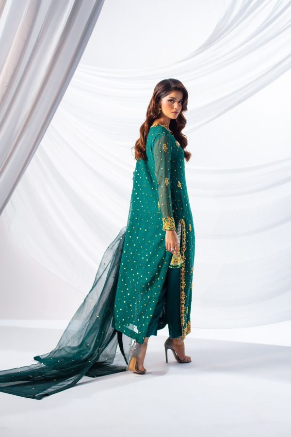 Sehrish Nadeem – Green Kamdani Style