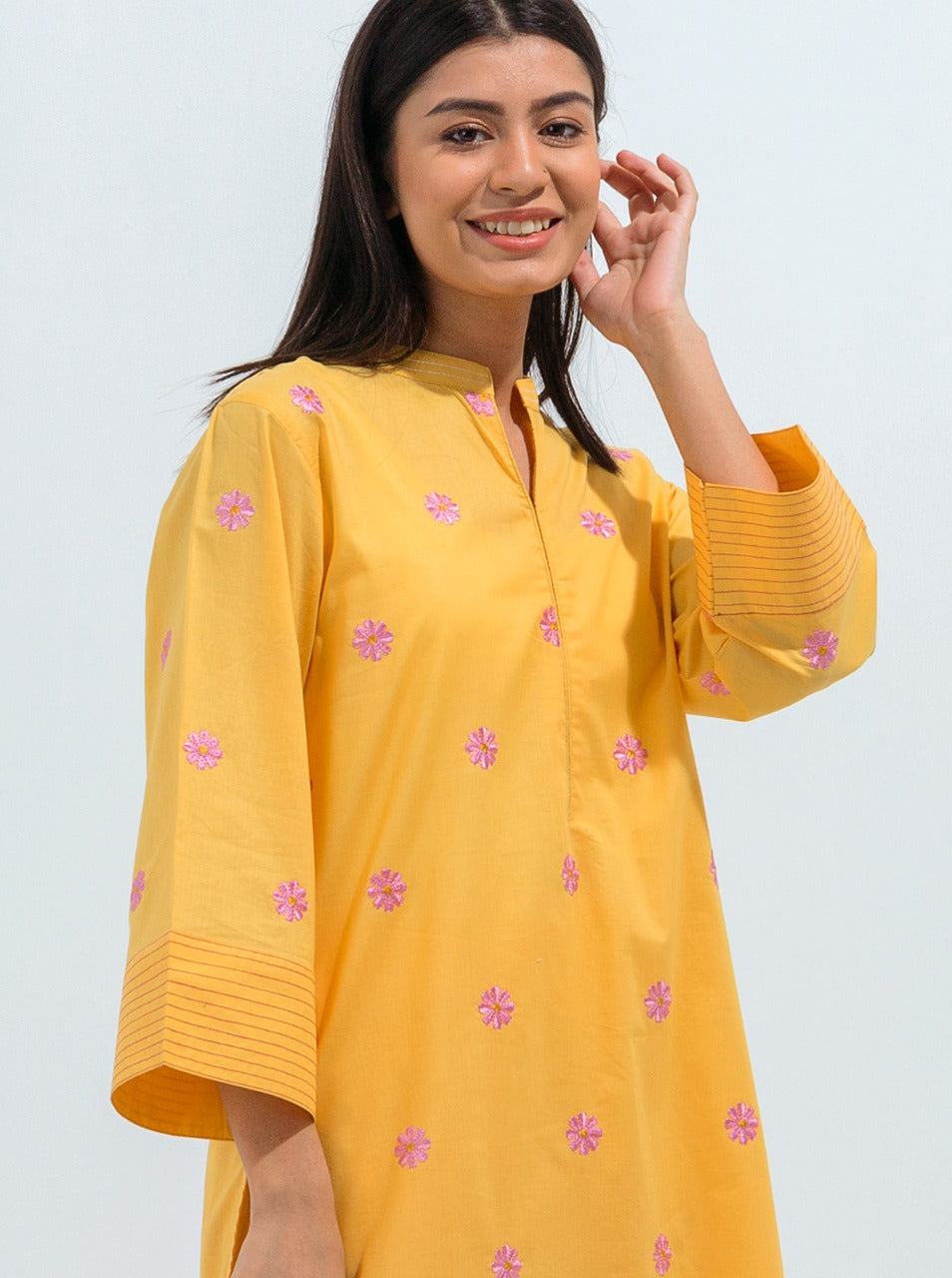 Embroidered Shirt With Pant