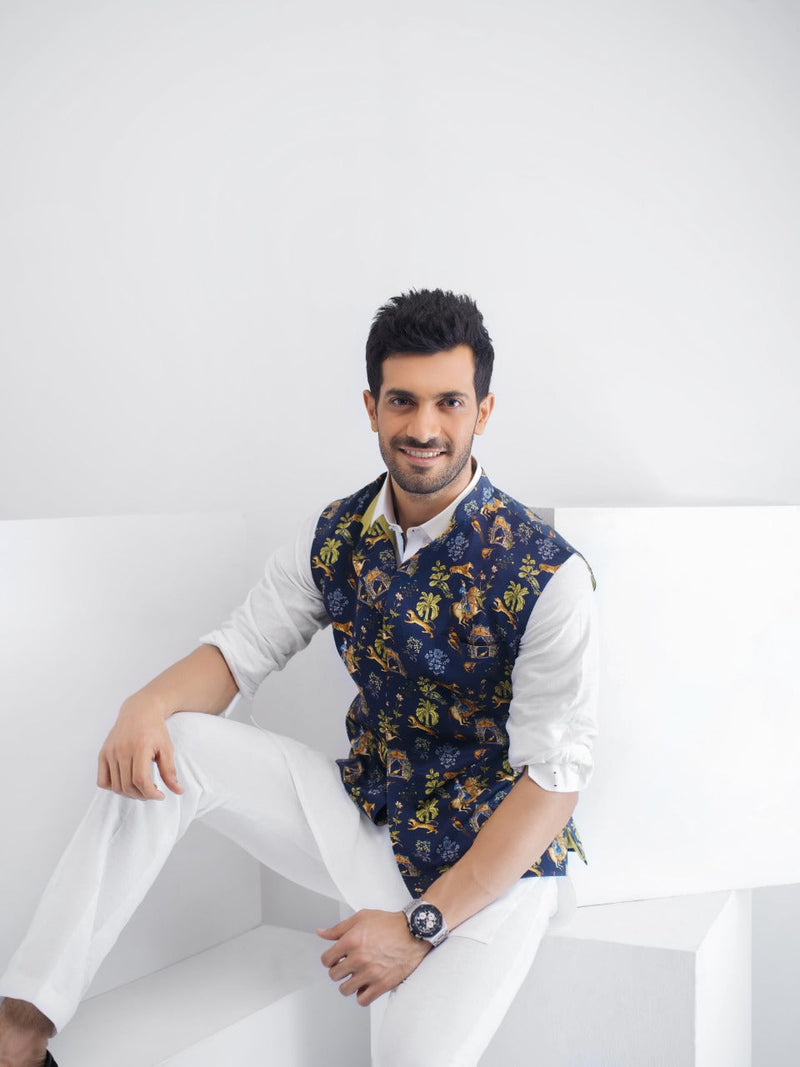 Digitally Printed Waist Coat
