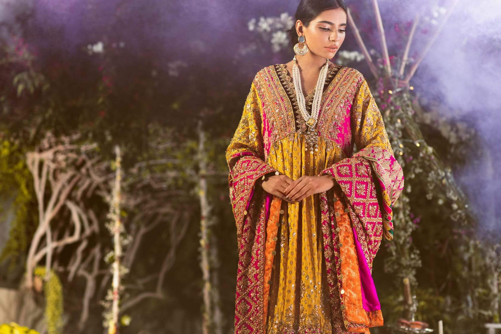 Traditional Pathani Bridal Shawl
