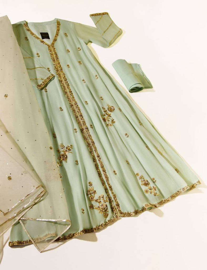Orla Mint ( Gotah Dupatta )