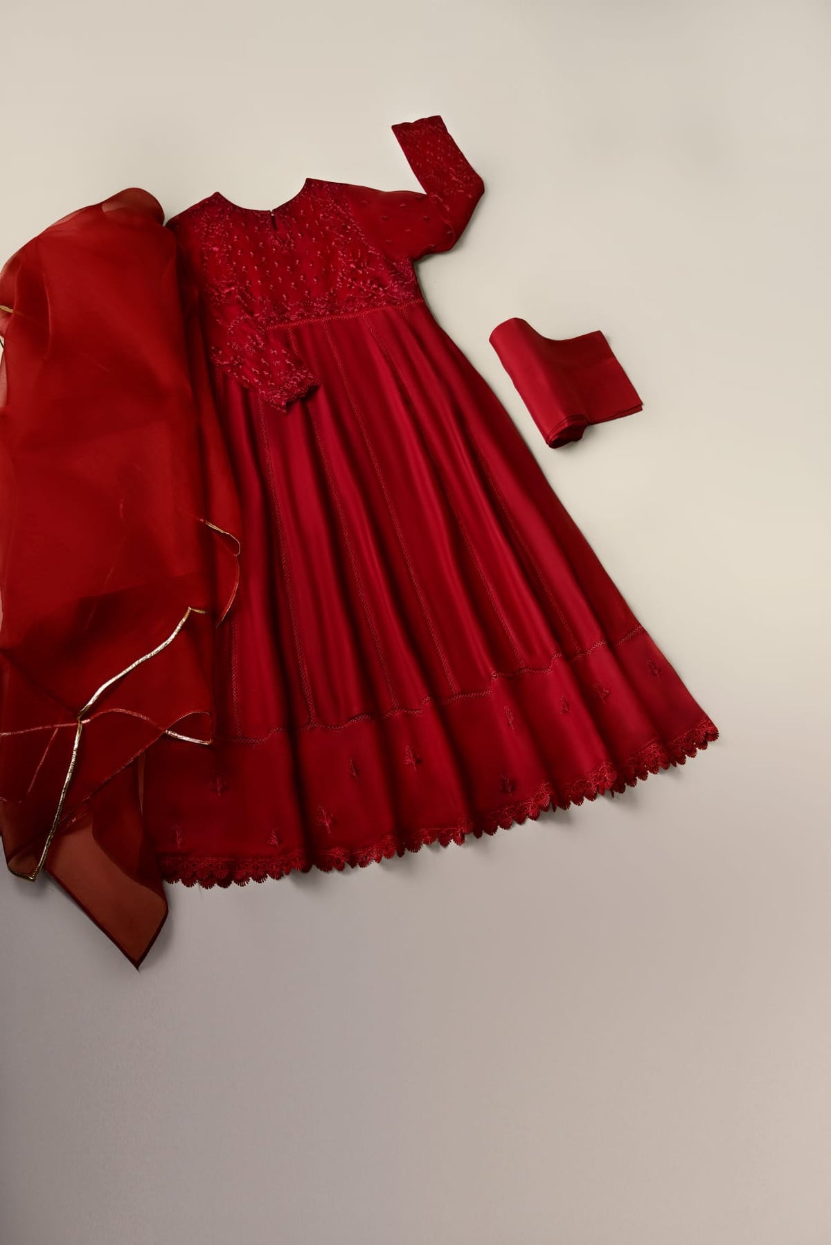 Nisha ( Maroon )