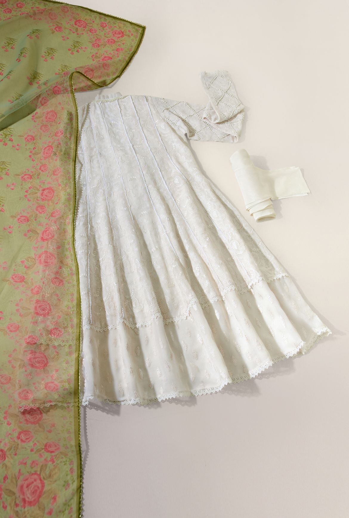 Ivory Long Pishwas