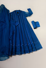 Teal Blue Pishwas