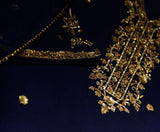 Navy Blue Gold