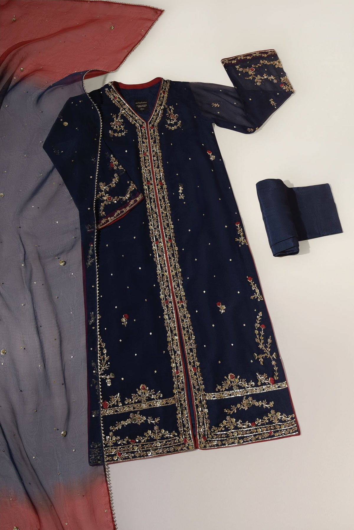 Navy Blue Open Shirt
