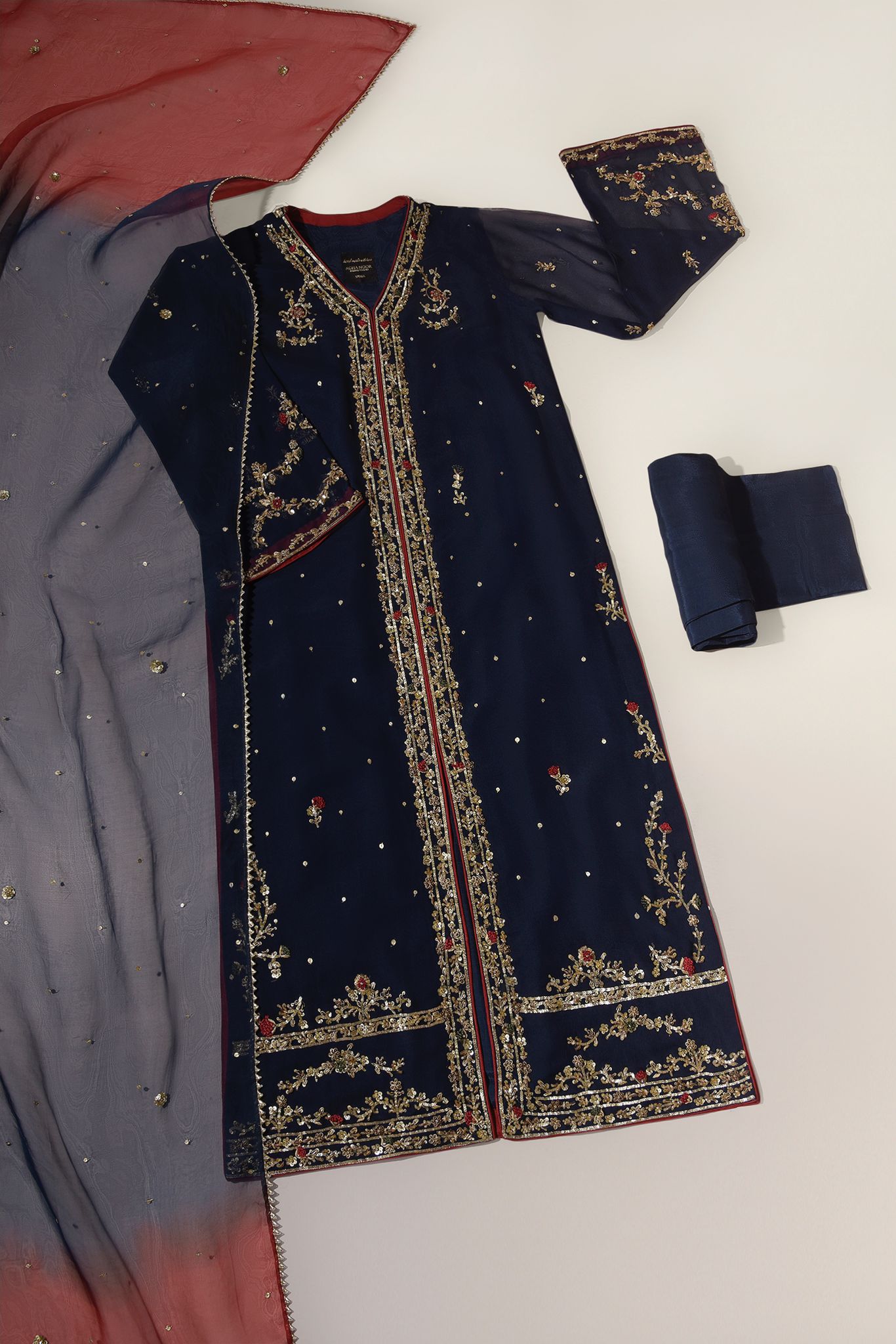Navy Blue Open Shirt