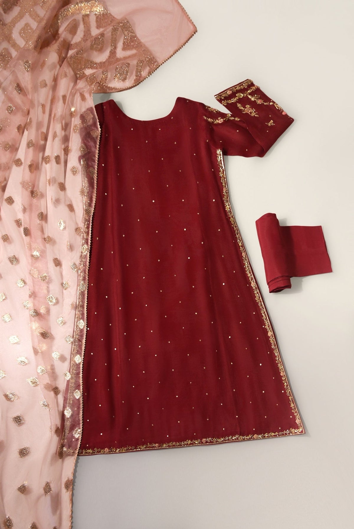 Maroon Formal Heavy