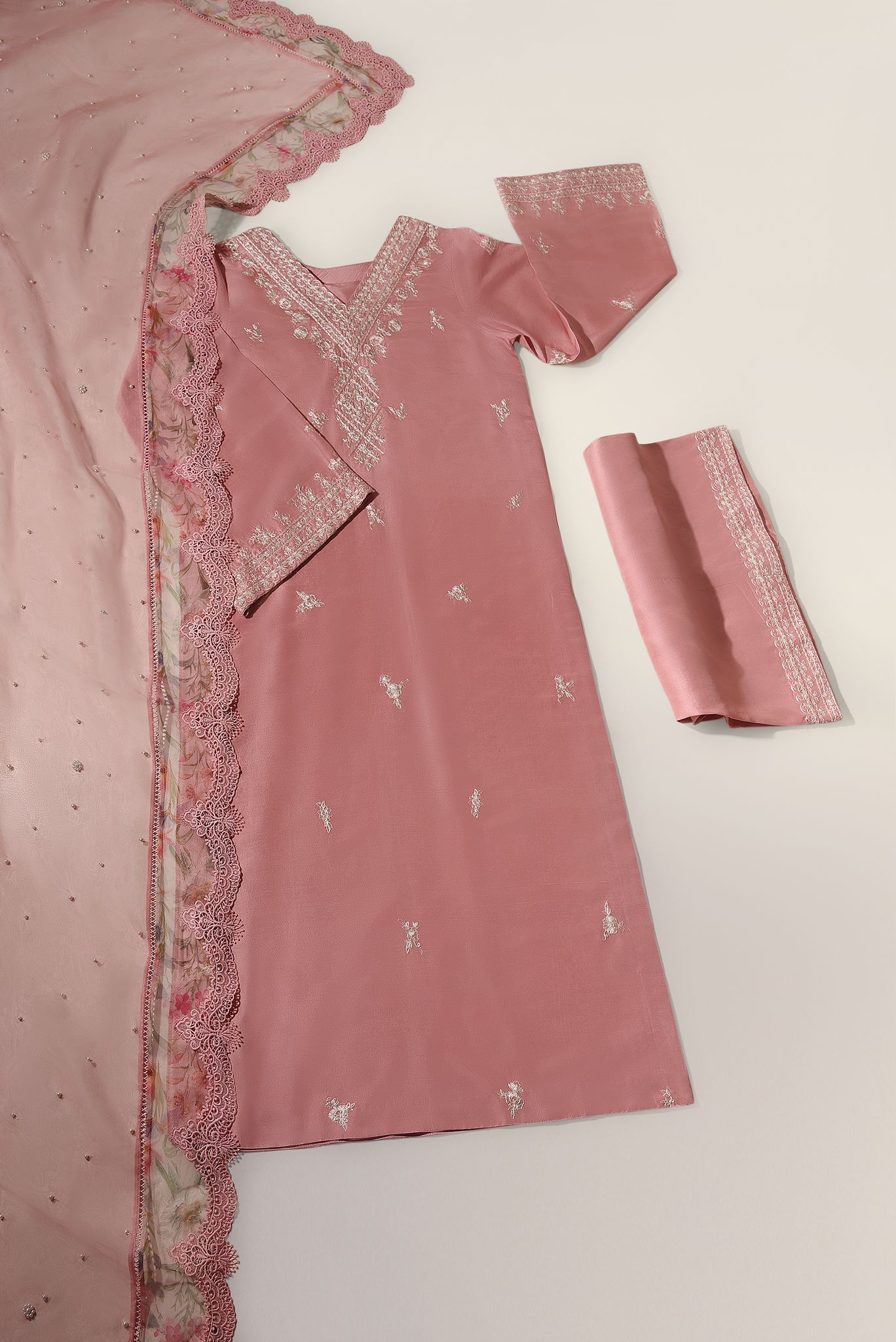 Sherzade TEAPINK Embroidered