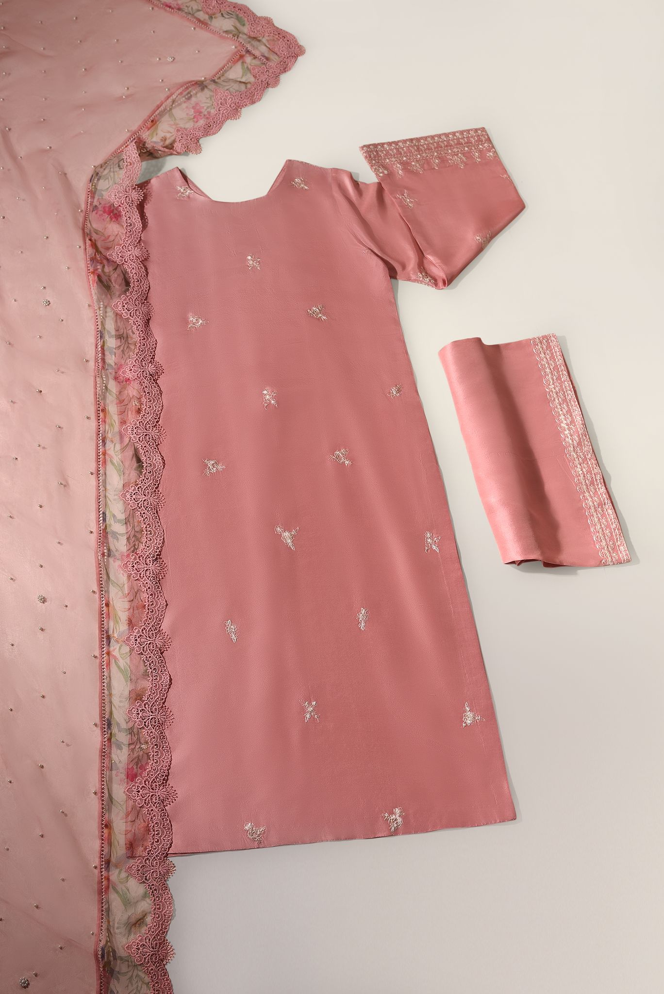 Sherzade TEAPINK Embroidered