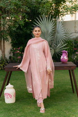 Ameema Teapink Embroidered