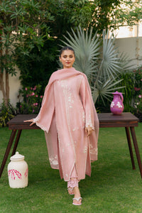 Ameema Teapink Embroidered