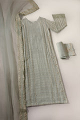 Areesha Embossed Ice Green