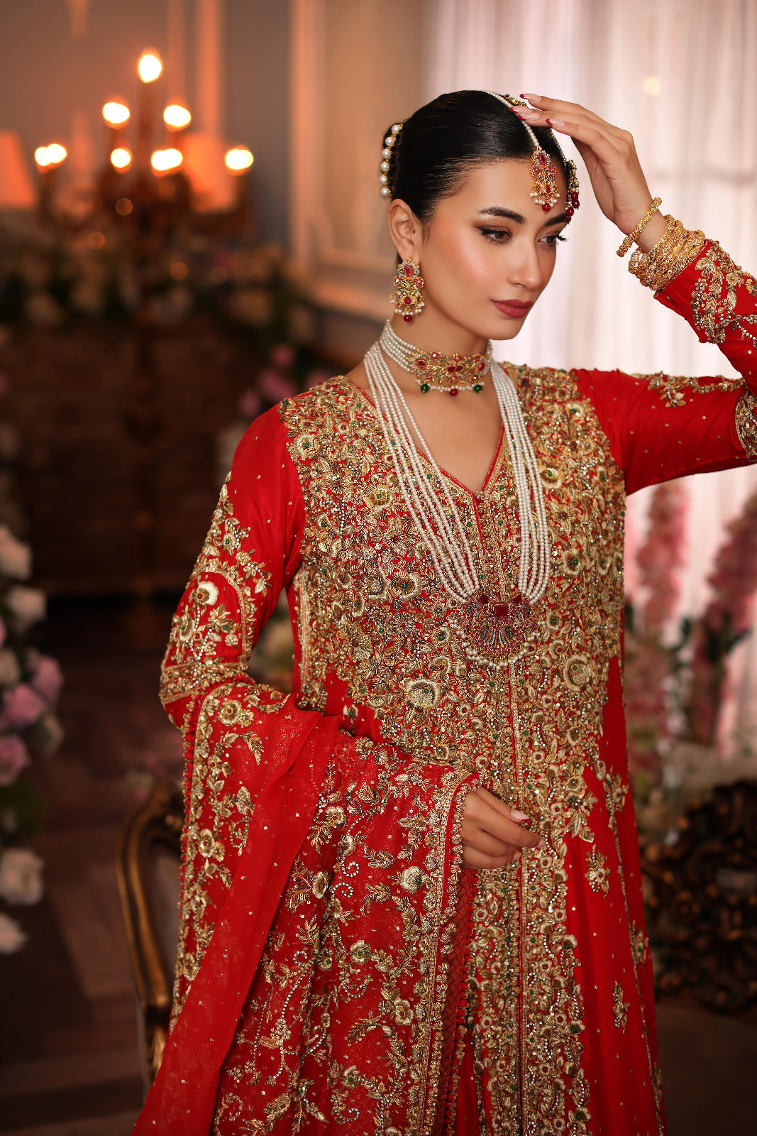 Diya Bridal Red