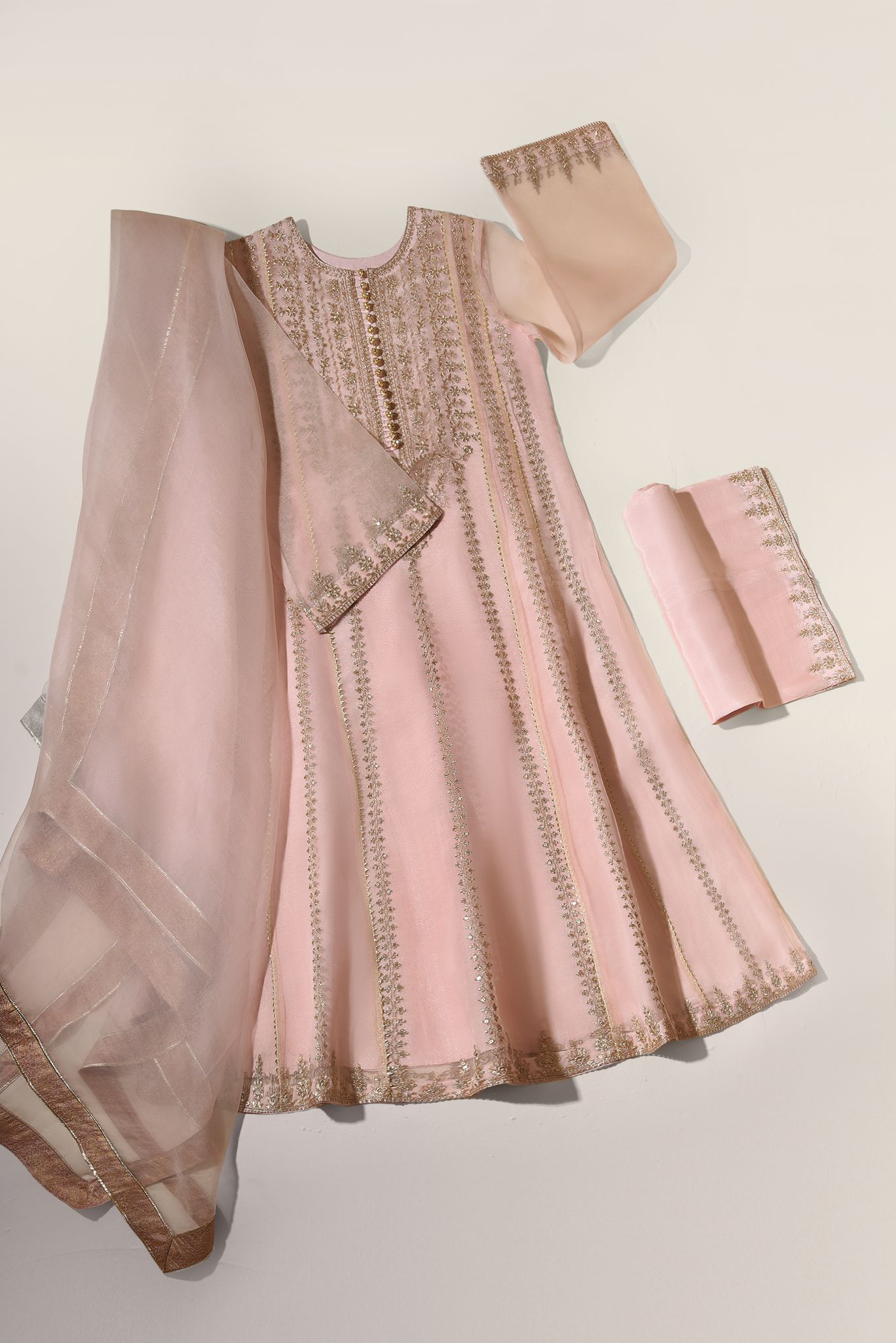 Bahar teapink ( organza )