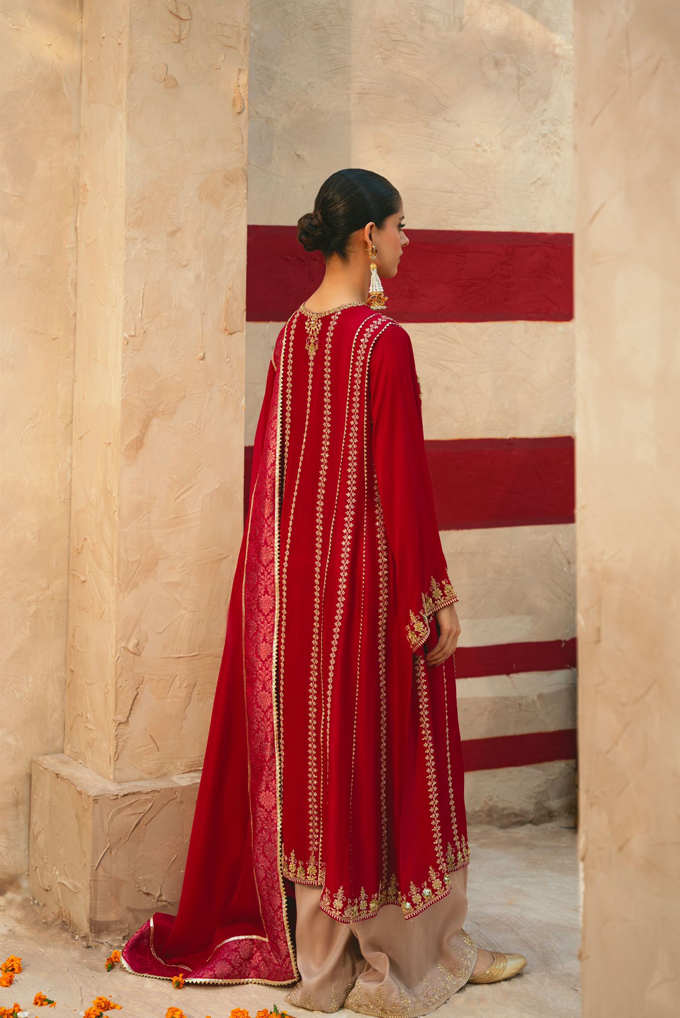 Bloomy Regalia Kaftan by Alizay Saad
