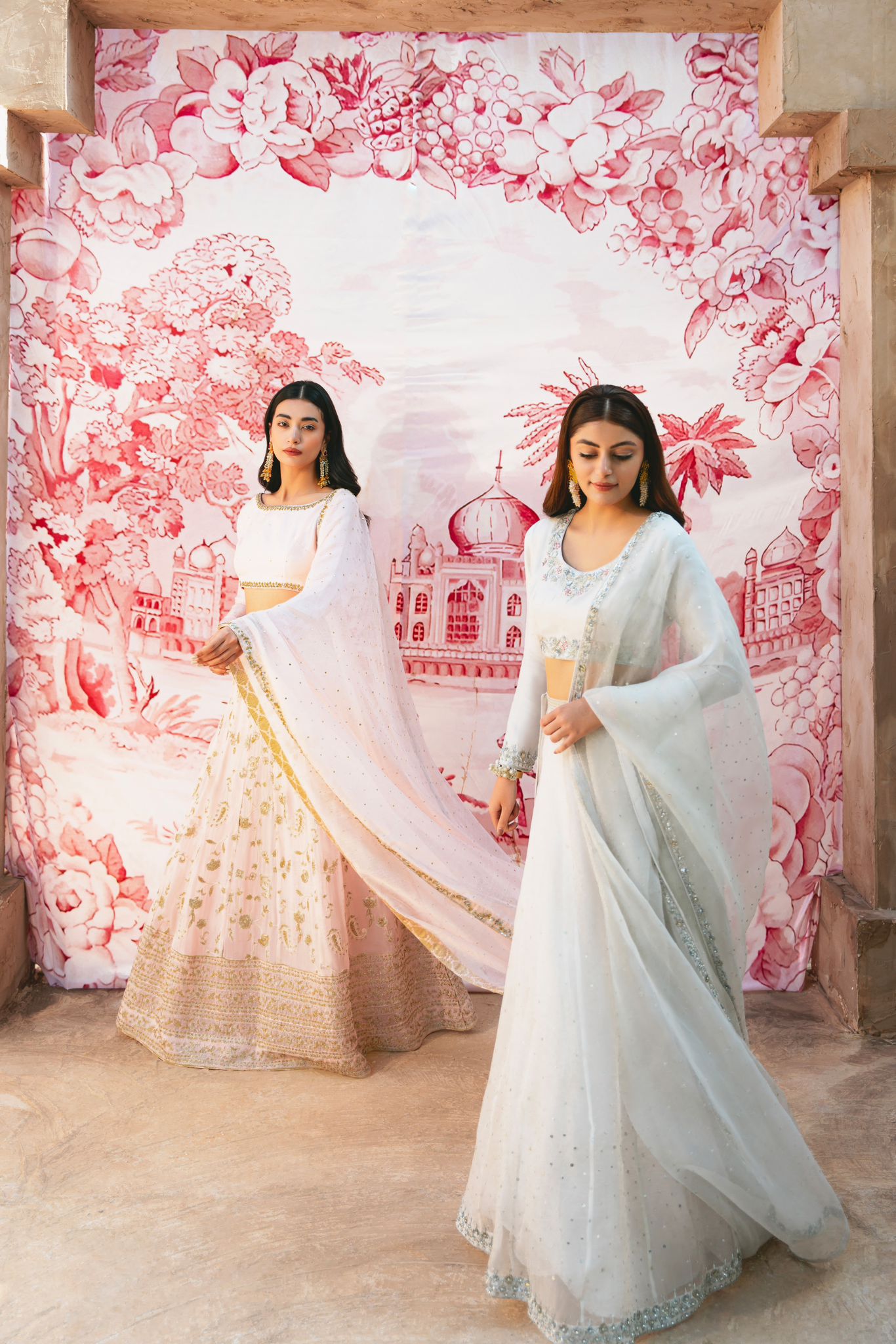 Pastel Pink Sharara Set