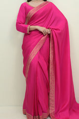 Fuschia Saree