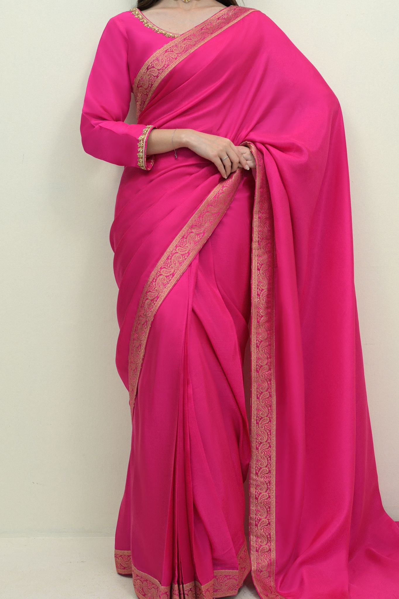 Fuschia Saree